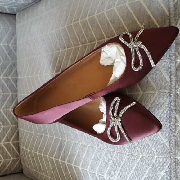 J Crew satin shoes SZ 7 - Picture 1 of 11